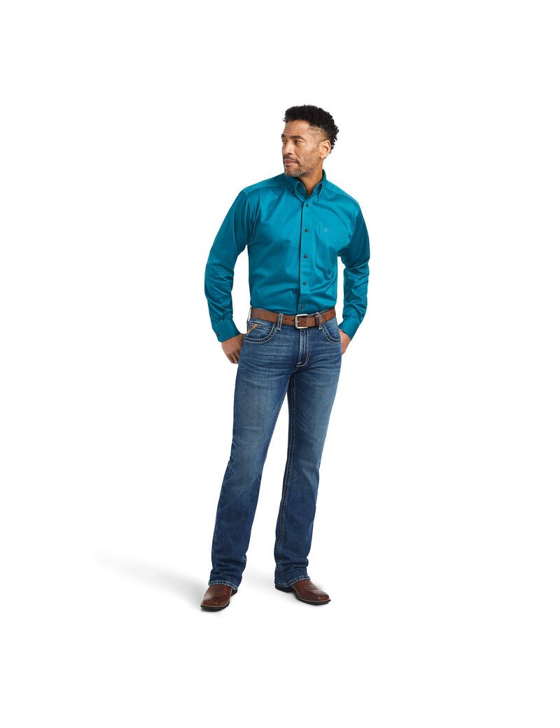 Chemises De Costume Ariat Solid Twill Multicolore | KTR-8525921